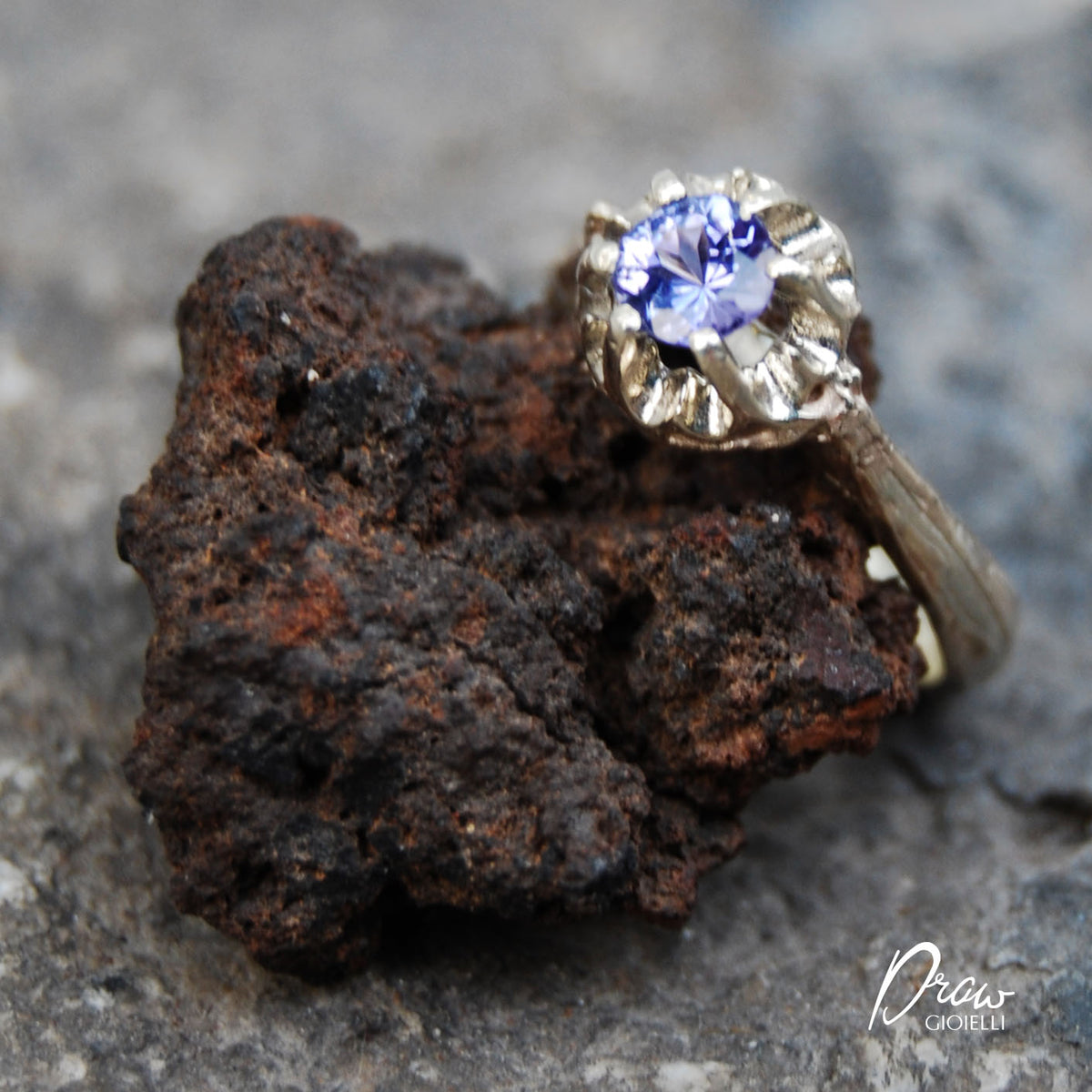 Anello Solitario 900 Tanzanite